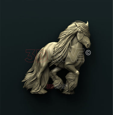 HORSE 3D STL 3DWave
